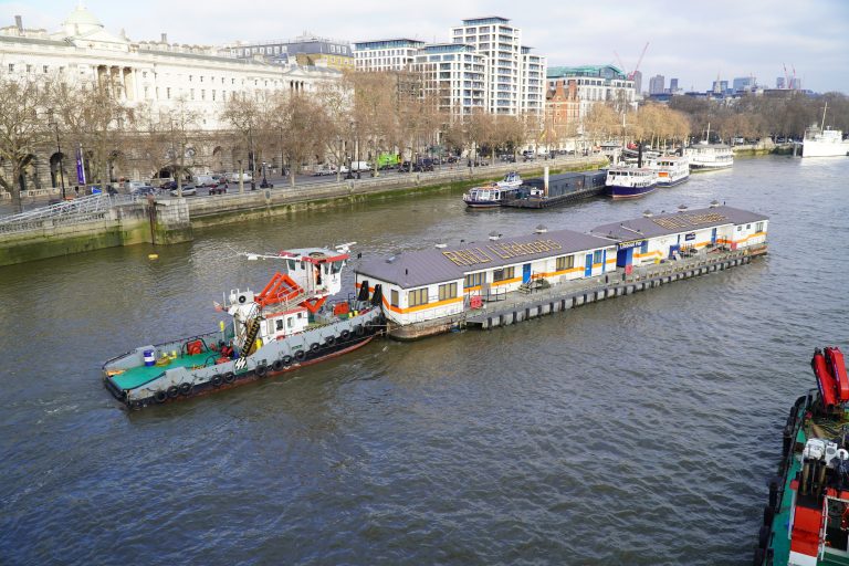 Historic lifeboat station makes final move from Tower Bridge