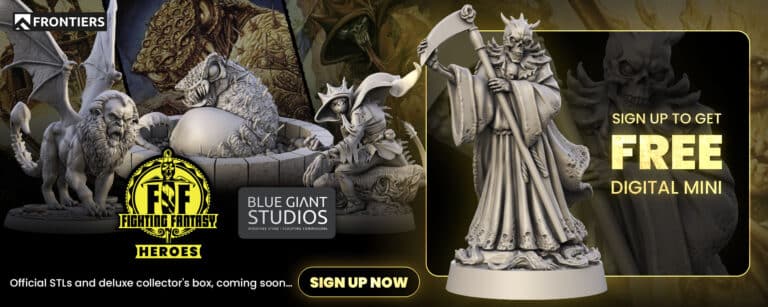 MyMiniFactory Unveils Collaboration with Ian Livingstone’s Fighting Fantasy for Exclusive STL Collection