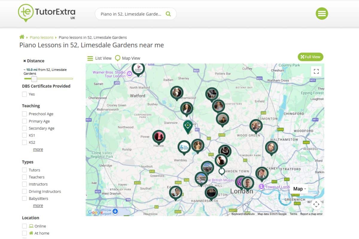 Real-Time Tutor Map Opens After Every Search | Business London Press