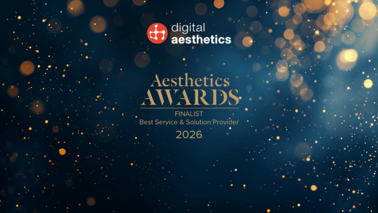 Digital Aesthetics shortlisted at Aesthetics Awards 2026 for service excellence and strategic impact