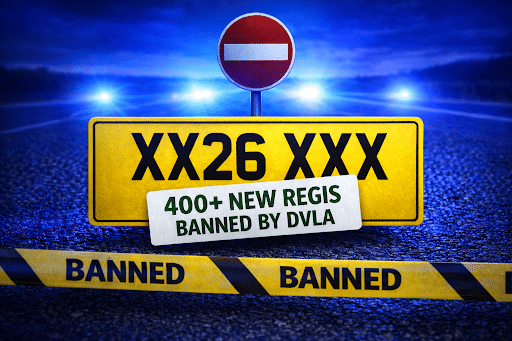 DVLA blocks more than 400 ‘26’ registrations as playful number plates gain popularity