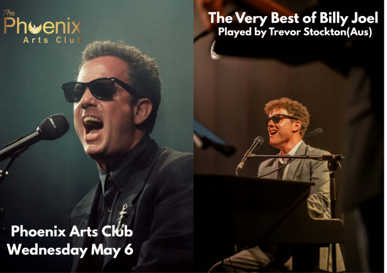 Trevor Stockton Brings His Billy Joel Tribute to the Phoenix Arts Club on 6th May