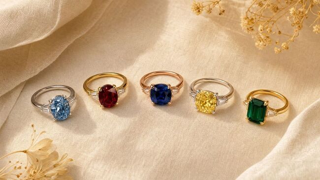 Mouza Unveils New Collection of Coloured Diamond Engagement Rings in Hatton Garden