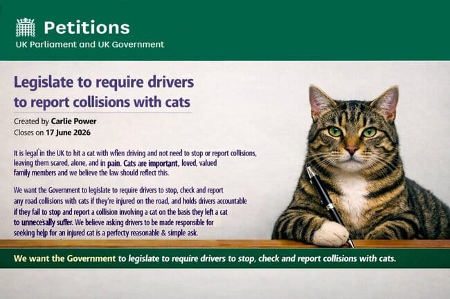 More Than 60,000 Back Calls to Update UK Roadside Animal Protection Laws