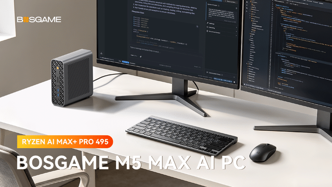 BOSGAME Sets Sights on Local AI with Upcoming M5 MAX Mini PC
