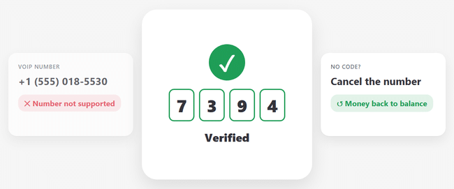 SMSVerify offers temporary mobile numbers with refunds when verification texts fail