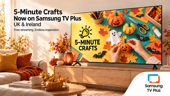 TheSoul Group Expands 5-Minute Crafts Streaming Reach with Samsung TV Plus Debut in UK and Ireland