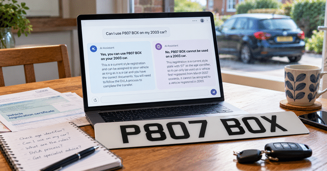 Private Number Plate Owners Warned Over Costly AI Advice Errors
